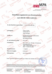 მასალის არააალებადი სერტიფიკატი 1