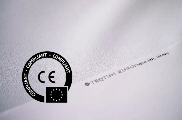 ტილოს მასალის კიდის მარკირება